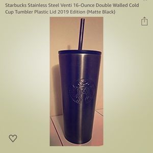‘19 Starbucks venti 16 oz cold tumbler Plastic lid